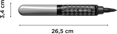 Випрямляч для волосся Rowenta Thermoglide SF5120E0 Titanium, 5 режимів (170-230°C), чорний/сріблястий