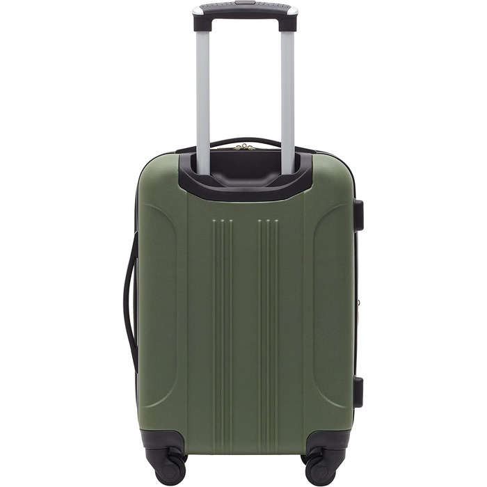 Чемодан валіза Travelers Club Chicago Hardside розширюваний спінер 20' Carry-On, колір Thyme Green