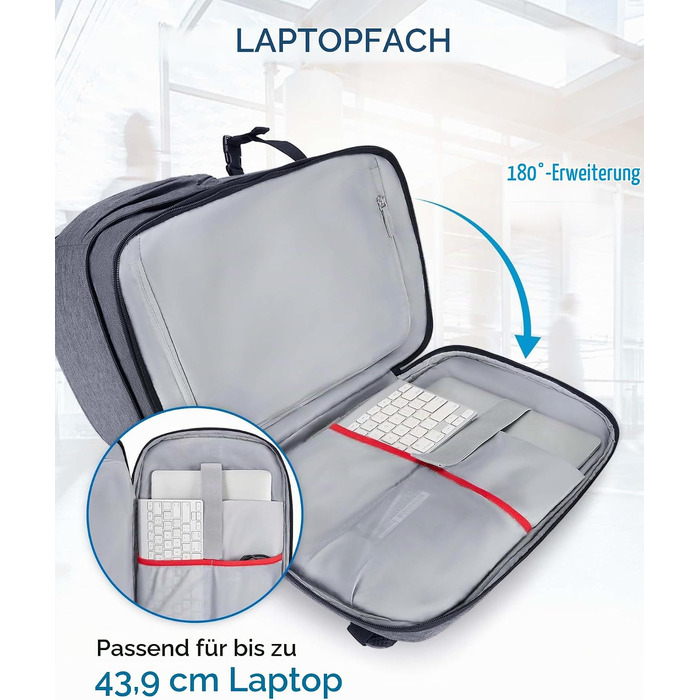 Водонепроникний рюкзак для фотографа Bagsmart для дзеркального фотоапарата з відділенням для ноутбука 15.6