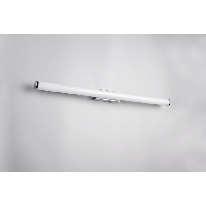 Trio Leuchten LED Bathroom Wall Light Mattimo 283274106, Metal Chrome, White Plastic, 4.3 Watt LED (Width 80cm)
