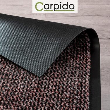 Килимок для дому Carpido 40x60 см - швидковисихаючий, антиковзаючий, для входу, антрацит