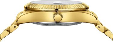 Годинник NIBOSI для чоловіків: аналоговий кварцовий годинник з нержавіючої сталі, водонепроникний, з датою та індикатором дня тижня, бізнес-стиль, класика (2627-gold)