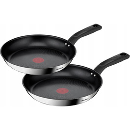 Набір сковорідок Tefal із нержавіючої сталі, 3 предмети (20/24/28 см)