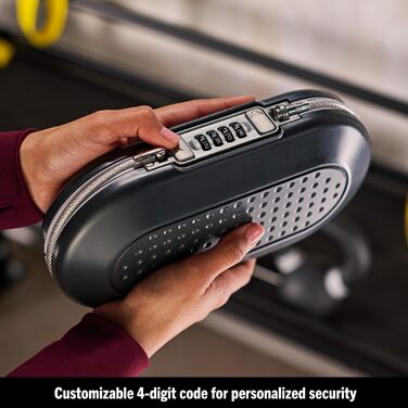 Сейф Master Lock SafeSpace портативний, металевий, колір сірий графіт, модель 5900D