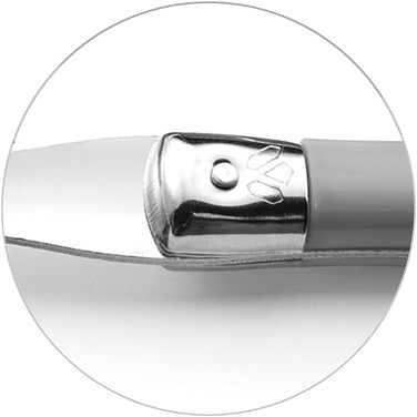 Набір ножів для стейка Laguiole 24 шт. | Набір столових приборів на 6 осіб | Столові ножі з хвилястим лезом (Темно-сірий)