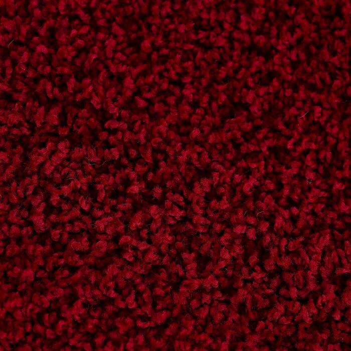 Килимок для вітальні Impression - екологічний сертифікований килим, суцільний колір, розмір 80x150 (Червоний, діаметр 120 см)