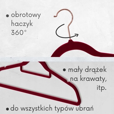 Підвісний вішак з велюру Ogivo, відтінки сірого