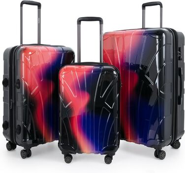 Чохол-валіза Hartschalen XL з TSA, 96-110 л, ABS Матовий (Неоновий червоний, SET)