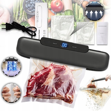 Вакууматор Heckermann GM-77 150W, чорний
