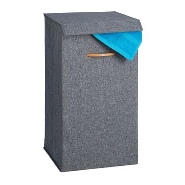 Relaxdays Laundry Basket with Lid