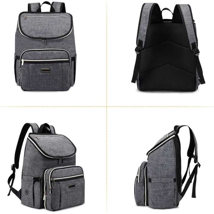 BAGLHER Рюкзак для собак, сірий колір