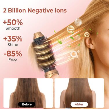 Набір для укладки волосся 5 в 1, Air Styler: фен-щітка, плойка для локонів, автоматична завивка, білий