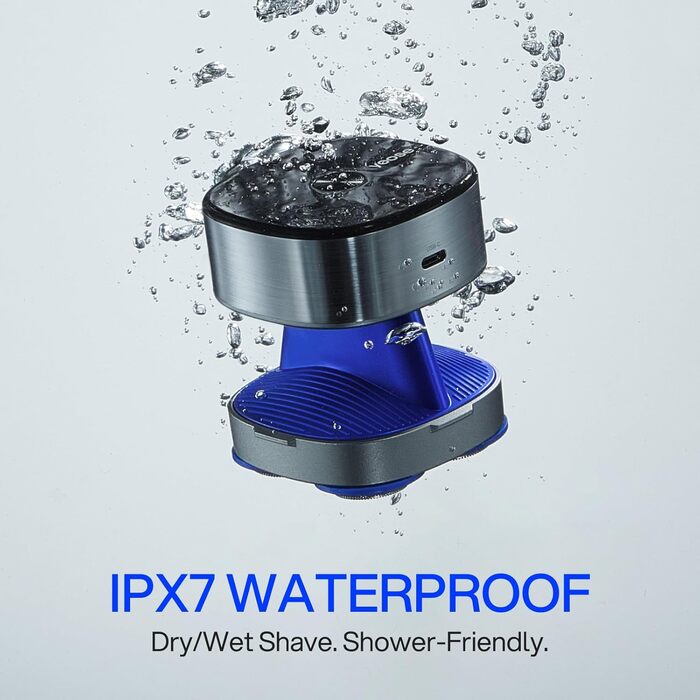 Електричний чоловічий верстат для гоління Yoose Glatzen з 5 лезами, IPX7, 90 хв роботи, USB-C, PID-регулювання