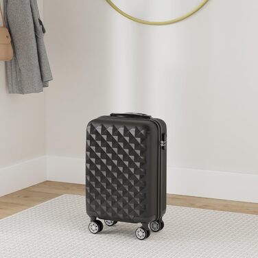 Набір валіз Beibye Zwillingsrollen 2066: чорний, M, L, XL (твердий корпус, тріо)