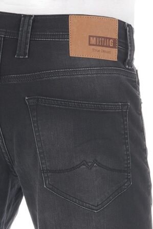 Джинси чоловічі MUSTANG Oregon Slim Fit сині (W28-W40, 32L, Black Denim 881) - Оригінал