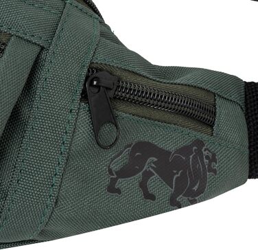 Поясна сумка Lonsdale Hip (Оливковий/Чорний/Білий)