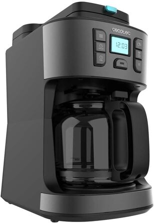 Кавоварка Cecotec Coffee 66 Smart Plus: програмована, 980W, 1,5л, сталь, LCD, ExtemAroma, AutoClean