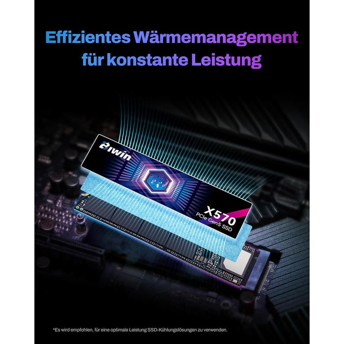 SSD BIWIN Black Opal X570 Gen5 4TB - NVMe PCIe 5.0 (M.2 2280) для ноутбука та ПК