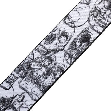 Гітарний ремінь Levy's Leathers Eastern Harmony Series з поліестеру, ширина 5 см (MPD2-016, MPD2-048, Totenkopf)