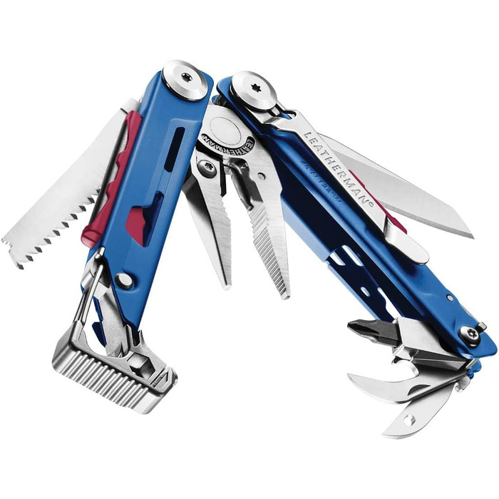 Leatherman Signal Multi-Tool with Nylon Sheath - 19 Tools for Camping, Survival, and Outdoor Adventures