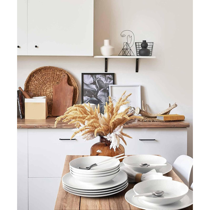 Сервіз столовий Seltmann Weiden Amina, 12-ти частинний, білий