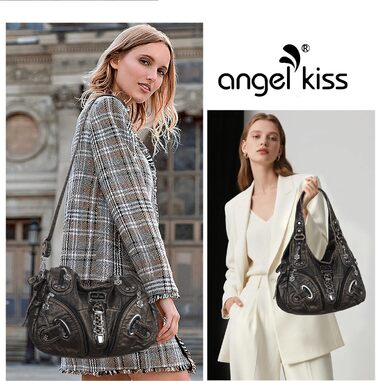 Сумка жіноча Angelkiss Hobo велика, повсякденна, через плече, бронзова (801bronze)