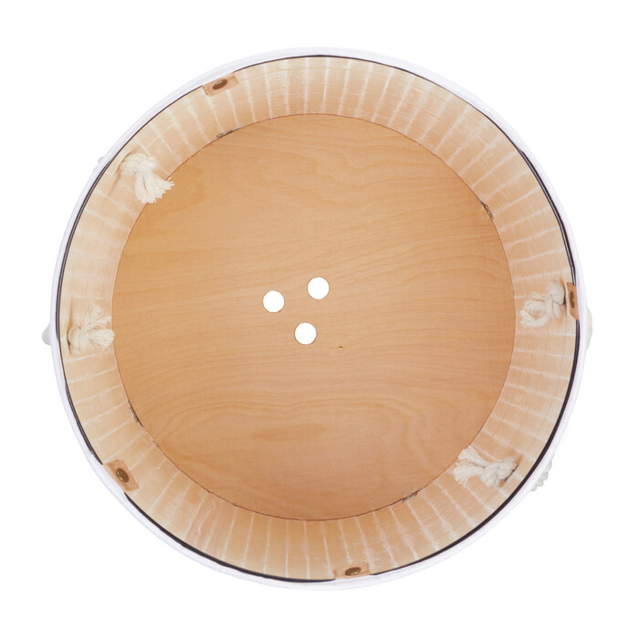 Relaxdays Bamboo Laundry Basket, Round