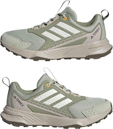 Жіночі трекінгові кросівки Adidas Terrex Tracefinder 2 Climaproof, 42 2/3 EU, Halo Green Off White Lucid Tangerine