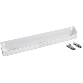 Rev-A-Shelf LLD-6591-24-11-1 61 61 cm Polymer-Kunststoff Spülbecken-Schublade zum Auskippen Tablett Organizer mit Scharnieren für Waschbeckenunterschränke, weiß (5.4 x 55.9 x 9.7 cm)