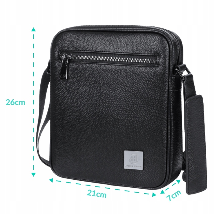 Сумка-месенджер James Hawk Reporter Bag, чорна
