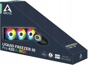 Рідинне охолодження Arctic Liquid Freezer III Pro 420 ARGB Black (ACFRE00185A)