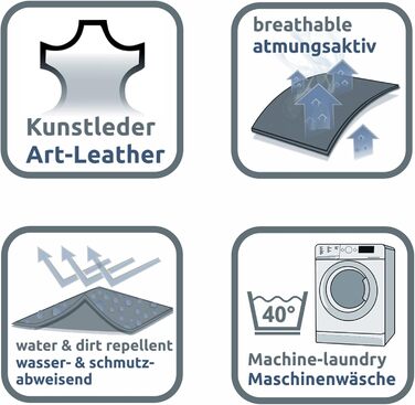 Ваше ліжко для собак GEAR Biella, ортопедичне, з екошкіри, миється, захищає суглоби, високий рівень комфорту (120x80x10 см)