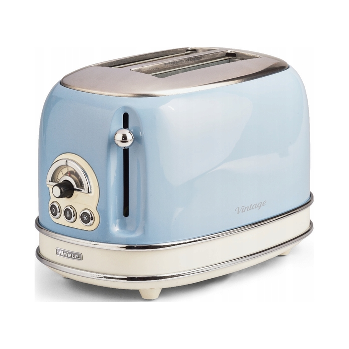 Тостер Ariete 155/05 Vintage, блакитний, 810 Вт