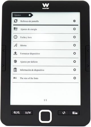 Woxter Scriba 195 Black - Електронна книга з 6