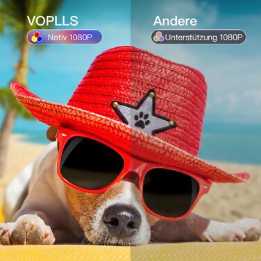 Портативний проєктор Mini Beamer: 1080P Full HD, 600 ANSI, WiFi 6, Bluetooth, 4K, автофокус, корекція трапеції, 50% зум, 360° обертання для дому та мобільного використання