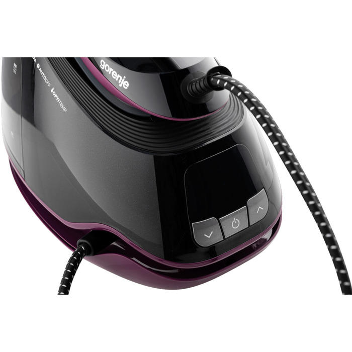 Парогенератор Gorenje SGD3000BKV, 3000 Вт, 480 г/хв, керамічна підошва, 8 бар
