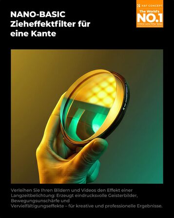 Фільтр K&F Concept 67мм для розмиття руху, призматичний ефект, оптичне скло (Nano-B серія)