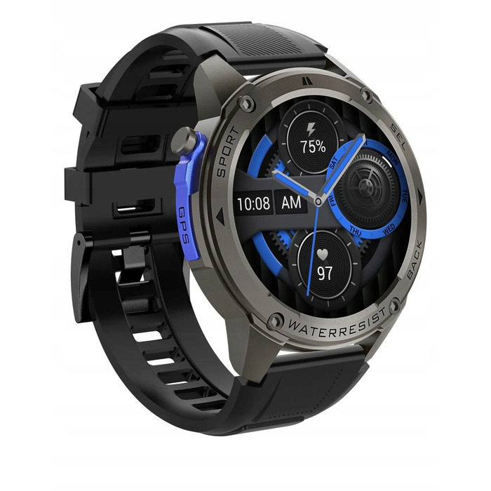 Смарт-годинник Techpointmx DM56 з GPS, водонепроникний, спортивний, українською мовою