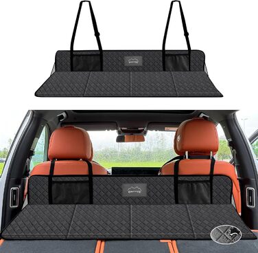 Автоматизована повітряна матрац для авто SUV, 2 особи, для кемпінгу та подорожей, самонадувна, з насосом та подушками, 183*13*7 см, чорний