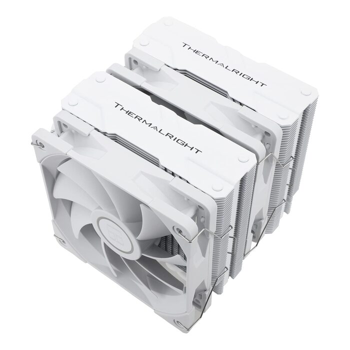 Thermalright Peerless Assassin 120 White ARGB - Кулер для CPU з 6 тепловими трубами та двома вентиляторами 120mm