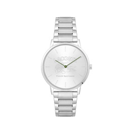 Годинник чоловічий Lacoste Crocorigin Analog Quartz срібний - сталевий або шкіряний браслет