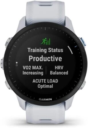 Garmin Forerunner 955: GPS-годинник для триатлонів, бігу, білий, з тривалим акумулятором