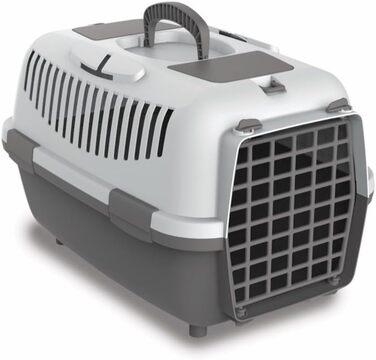 Транспортний бокс для котів та собак Noade 2 - міцний бокс з поліпропілену, 55x36x35 см, до 8 кг