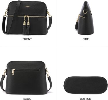 Сумка жіноча LOVEVOOK шопер шкіряний 3-в-1 чорна (C Schwarz) велика містка