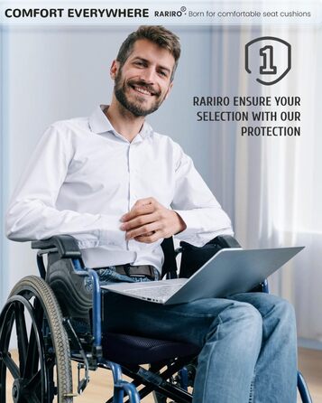 Гелеве сидіння для офісного крісла: ергономічна подушка з подвійною структурою та стільниковою поверхнею (зелена, 43x37x7 см). Для тривалого сидіння, автомобіля, каяка, інвалідного візка. Подушка для куприка та ішіасу.