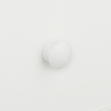 Slim White Nightstand