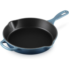 Le Creuset Signature висока сковорода-сотейник з чавуну, для всіх типів плит та духовок, 26 см, 2 л, колір Chambray