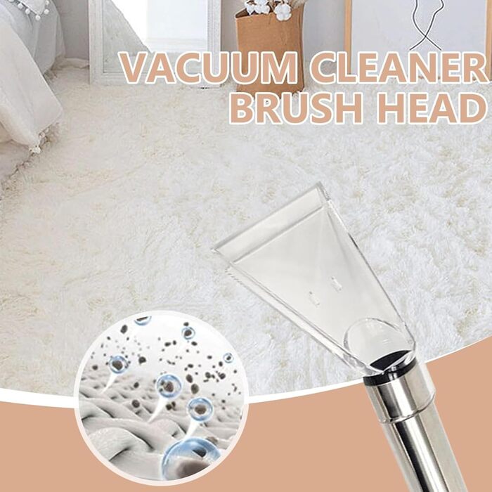 MisFun 2 Pack Upholstery Nozzle, Vacuum Attachment, Wet Vacuum Nozzle, Washing Vacuum Nozzle, Extraction Nozzle, Nozzle Accessories, Spray Extraction Device, for Car Care, Sofa Upholstery, Wet Vacuum