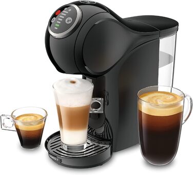 Кавомашина капсульна NESCAFÉ Dolce Gusto De'Longhi Genio S Plus EDG315.B, 0,8 л, чорна, для еспресо, капучино, латте