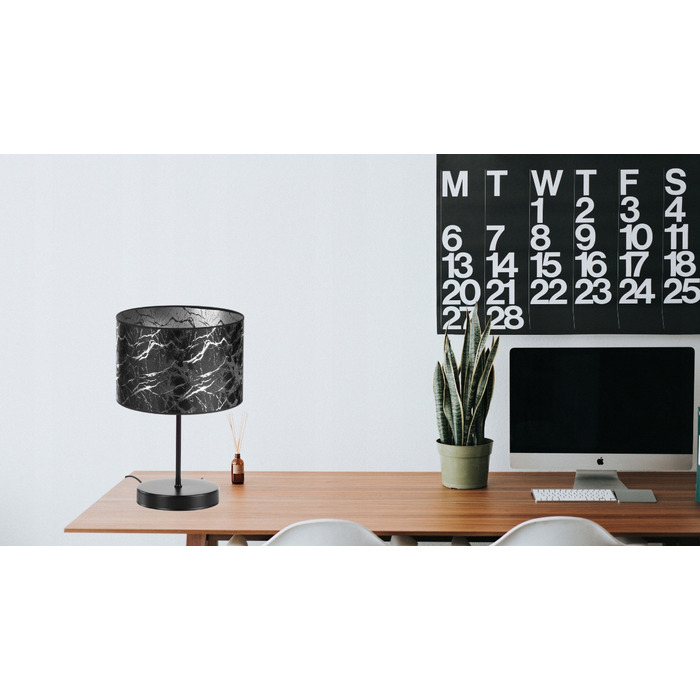 Нічник з розкішним мармуровим абажуром, LED E27 Edison